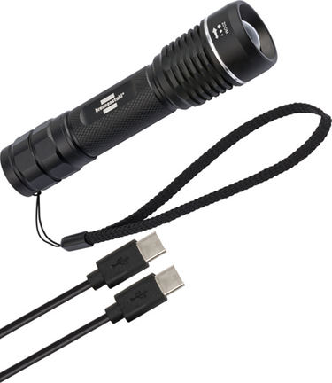 Brennenstuhl luxpremium oplaadbare focus-led-zaklamp | tl 601 af | ip67 | 600lm | ip67 - 1178600402