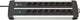 Brennenstuhl premium-alu-line techniek stekkerdoos duo 16-voudig stekkerdoos (zwart zilver, 3 meter)