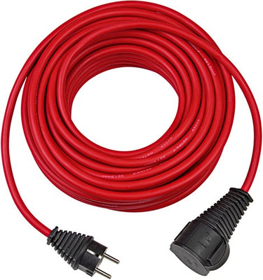 Brennenstuhl verlengkabel voor bouwplaatsen, ip 44, 25 m, rood