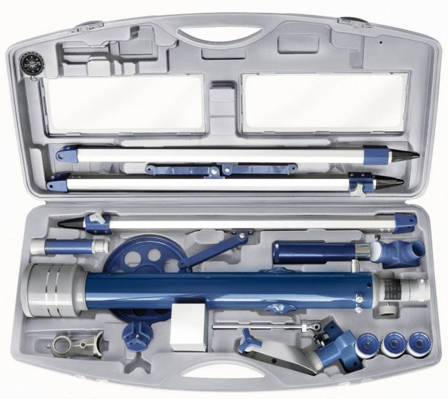 Load image into Gallery viewer, Bresser Telescoop junior 69 cm aluminium blauw grijs 12-delig
