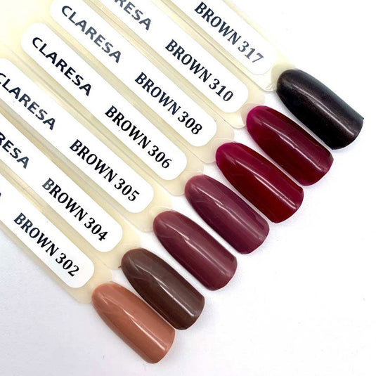 Claresa uv led gellak 5ml brown 308 full berries
