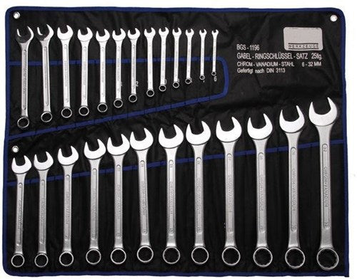Brüder mannesmann steekringsleutelset 25 dlg (hobby) - 1196