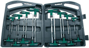 Brüder mannesmann t-greep set inbus torx 16dlg (hobby) - 18190
