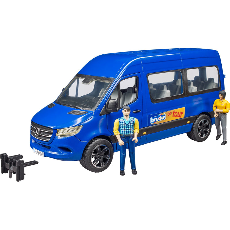 Load image into Gallery viewer, Bruder Bruder Mercedes-Benz Sprinter Transfer met bestuurder en
