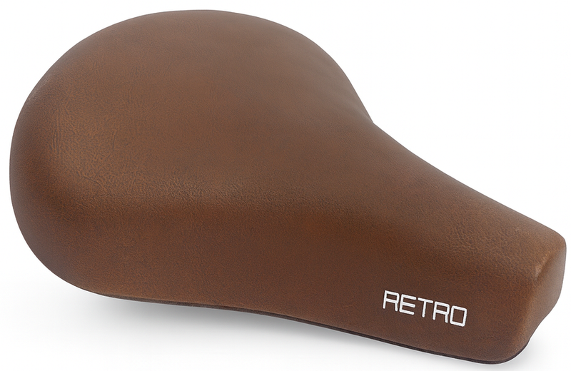 Load image into Gallery viewer, Edge fietszadel city retro - donkerbruin (werkplaatsverpakking)
