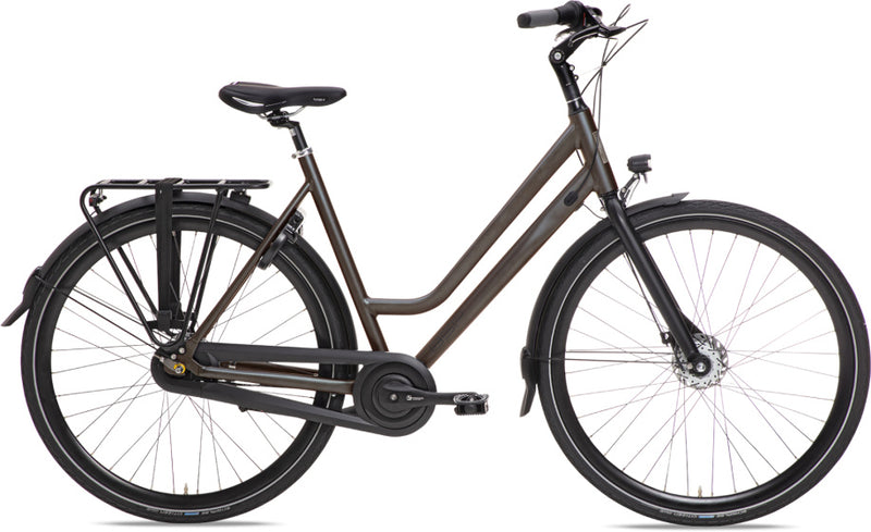 Load image into Gallery viewer, Bsp Voyager Aluminium Frame 28 Inch 50 cm Dames 7V Rollerbrake Donkerbruin
