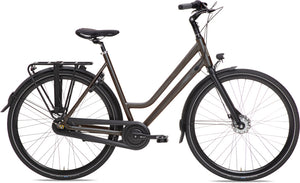 Bsp voyager aluminium frame 28 inch 56 cm dames 7v rollerbrake donkerbruin