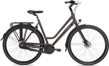 Bsp voyager aluminium frame 28 inch 56 cm dames 7v rollerbrake donkerbruin
