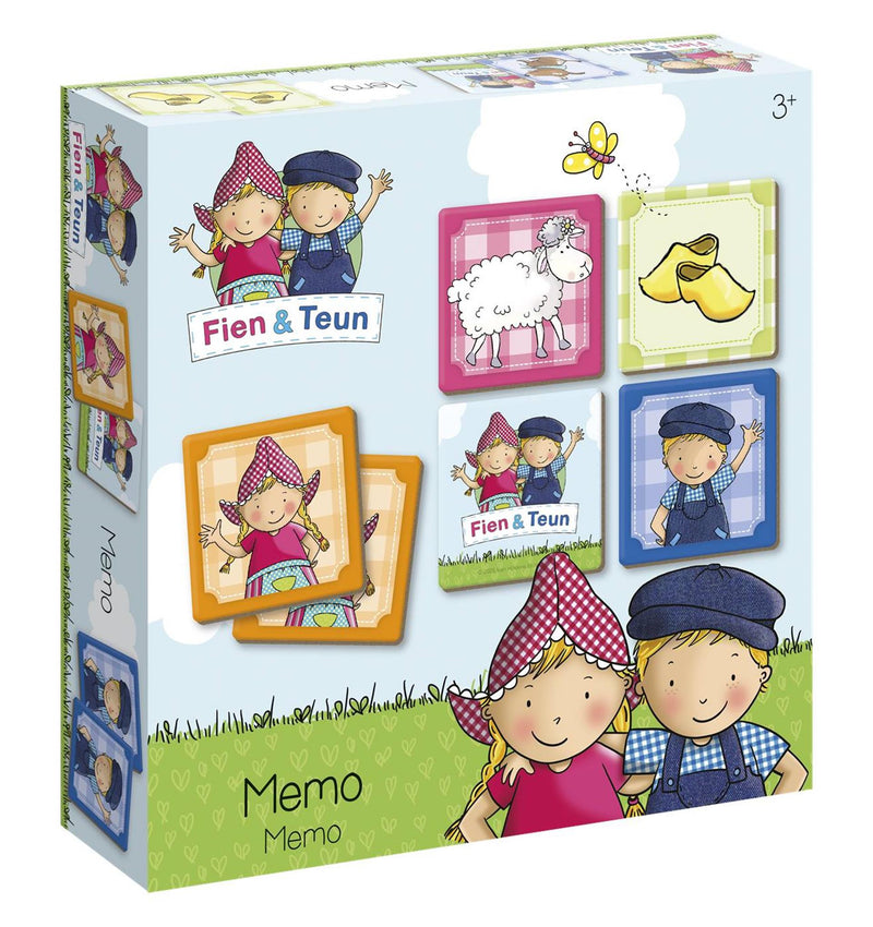 Afbeelding laden in galerijviewer, Fien teun memo spelletje - geheugen spel educatief spelgoed - boerderij - bambolino toys - vanaf 3 jaar
