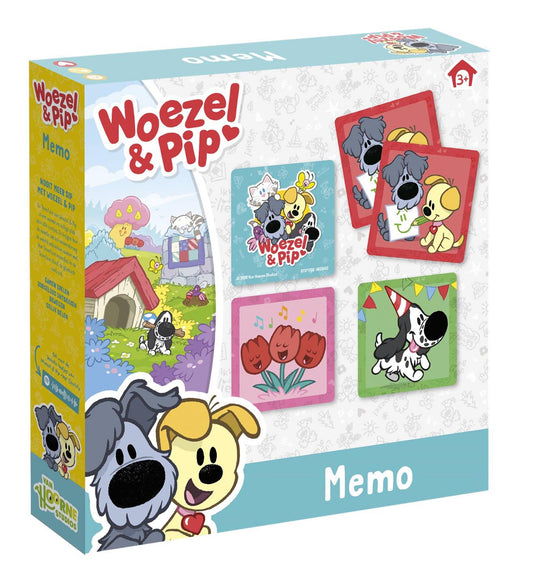 Woezel pip memo spel - educatief speelgoed - junior geheugenspel - memory - vanaf 3 jaar - bambolino toys