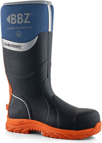 Buckbootz neopreen werklaars bbz6000 s5s blauw | blauw | maat 39 - 5055138027318
