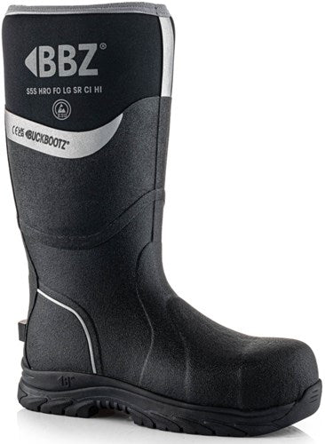 Chargez l'image dans la visionneuse de la galerie, Buckbootz neopreen werklaars bbz6000 s5s zwart | zwart | maat 44 - 5055138027257
