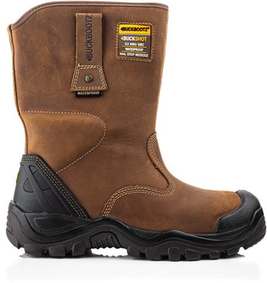 Buckbootz werkschoen buckshot werklaars bsh010 s3 | zwart | maat 47 - 00.176.069.47