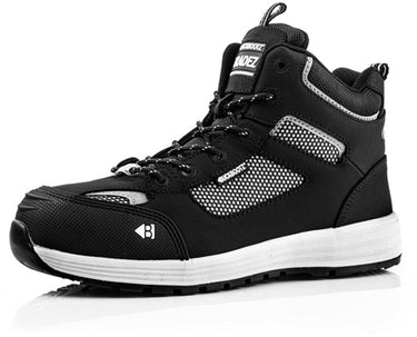 Buckbootz werkschoen largobay sneaker mid baz s1p esd zwart | zwart | maat 47 - 00.176.063.47