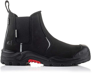 Buckbootz werkschoen nubuckz instapper nkz101blk s3s 2.0 | zwart | maat 42 - 5055138022955