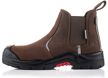 Buckbootz werkschoen nubuckz instapper nkz101brn s3s 2.0 | bruin | maat 42 - 5055138022870