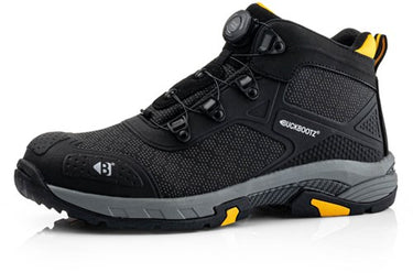 Buckbootz werkschoen tradez wheelz mid s1ps boa | zwart | maat 47 - 5055138026939