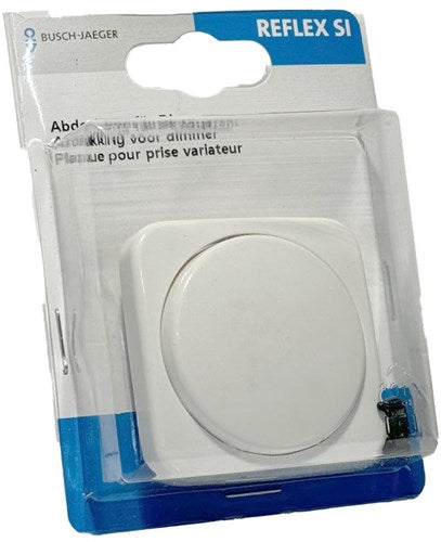 Load image into Gallery viewer, Busch jaeger wit afdekplaat + knop dimmer - 4695550
