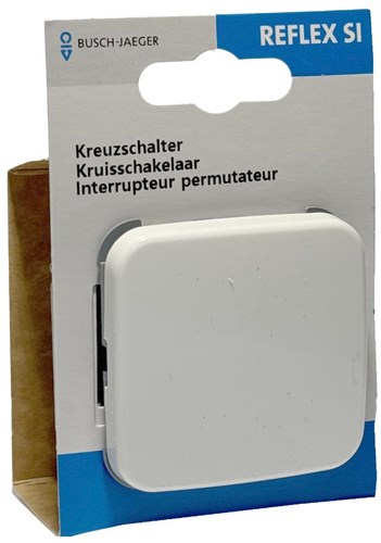 Load image into Gallery viewer, Busch jaeger wit kruisschakelaar + wip - 4695524
