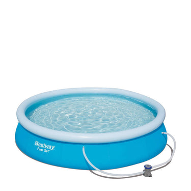 Bestway fastset zwembad 366x76cm + pomp 12volt