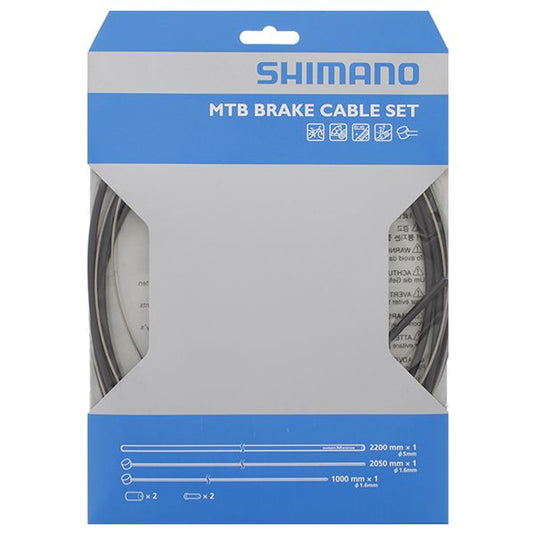 Shimano remkabelset mtb br.cable set shim.mtb black