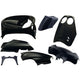 Edge plaatset 7-delig voor yamaha neo's van bouwjaar 2002 tot 2008 met digitale cockpick - metallic zwart