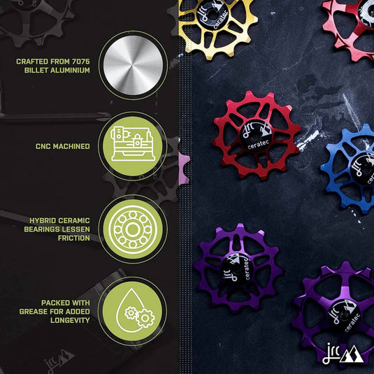 Jrc - derailleurwiel set sram eagle t-type 14 16t zwart