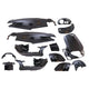 Edge plaatset 15-delig voor gilera runner tot bouwjaar 08-2005 - metallic zwart