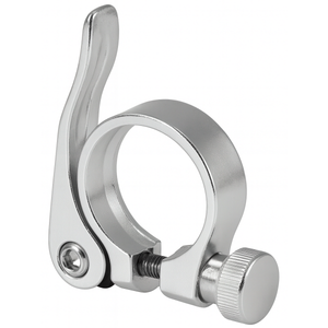 Zadelpenklem ø34.9 aluminium met snelspanner -