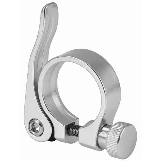 Zadelpenklem ø34.9 aluminium met snelspanner -