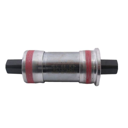 Edge vierkante trapas 132mm bsa 68mm met aluminium cups - zilver