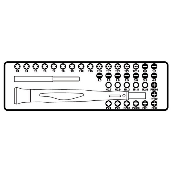 Load image into Gallery viewer, PA0401A Beta micro schroevendraaier set

