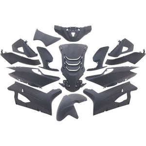 Edge plaatset 14-delig voor peugeot speedfight 4 - mat zwart