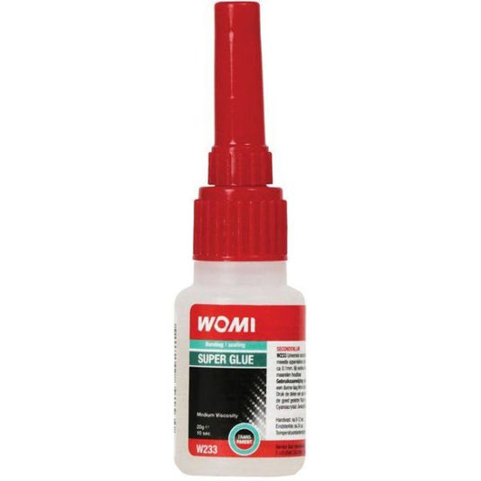 Womi secondelijm transparant - 20ml