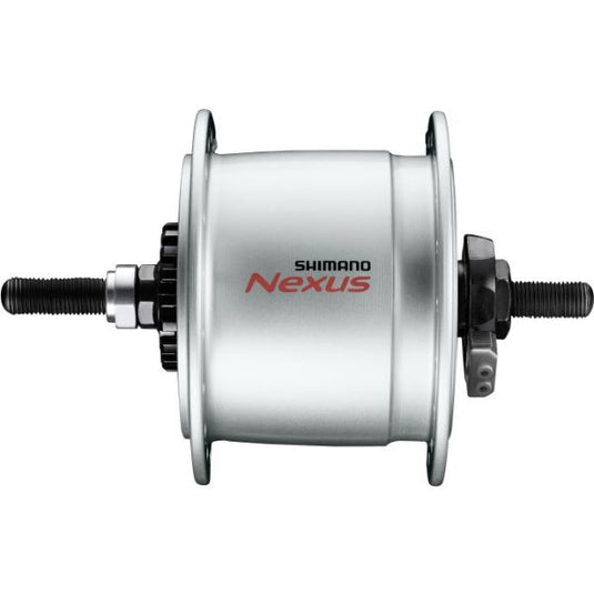 Shimano naafdynamo nexus dh-c6000-3r 3 watt 36 gaats - rollerbrakes - zilver