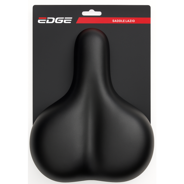 Load image into Gallery viewer, Edge fietszadel lazio - zwart
