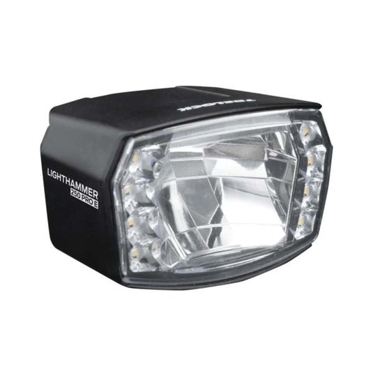 Trelock koplamp ls 990 lighthammer pro voor e-bike incl. fp adapter - zwart