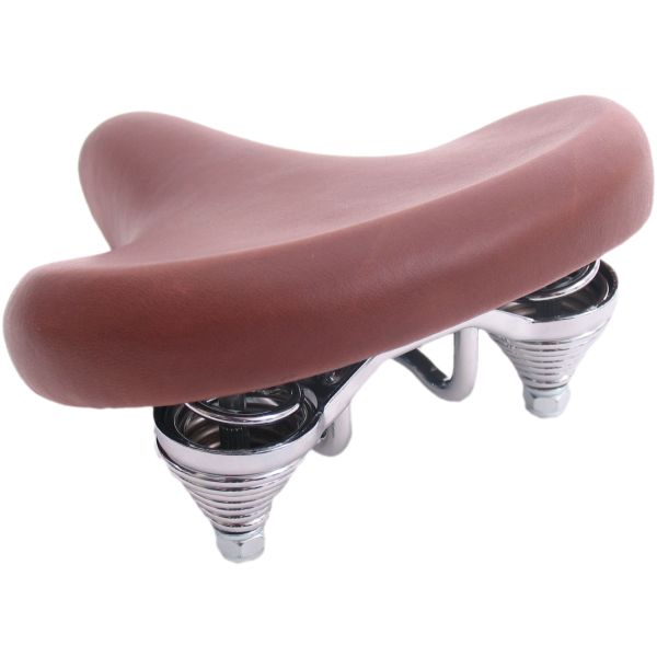 ギャラリービューアに画像をロードする, Zadel transport kinderfiets 20-22 - bruin
