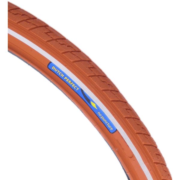 Load image into Gallery viewer, Dutchperfect buitenband dutch perfect 28 x 1.40 40-622mm anti-lek - bruin met reflectie
