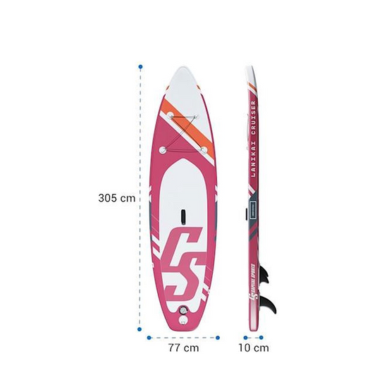 Ty capital sports sup board lanikai cruiser 9'8 rus red