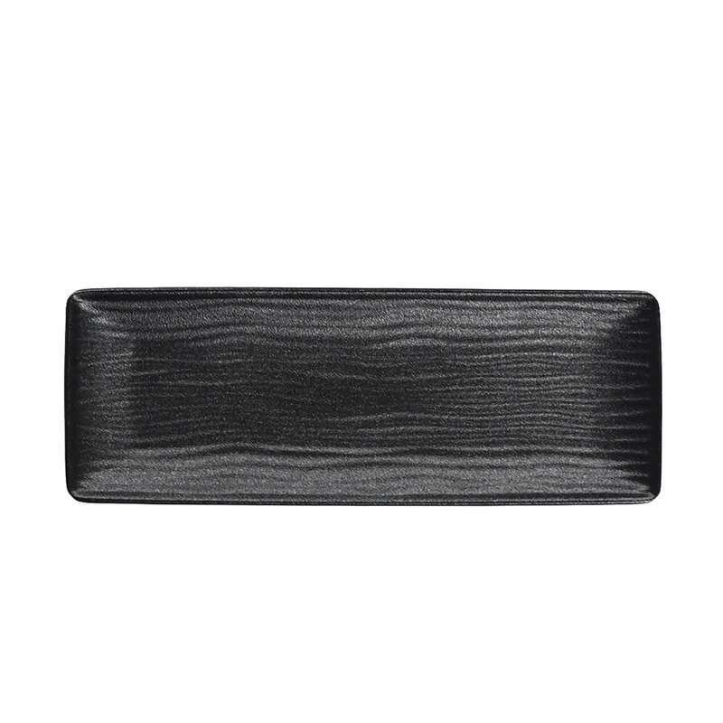 Cargue la imagen en el visor de la galería, Cark serveerschaal ripple black 25x9cm
