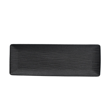 Cark serveerschaal ripple black 38x13cm