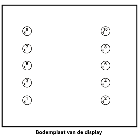 Load image into Gallery viewer, Carson balie display leeg
