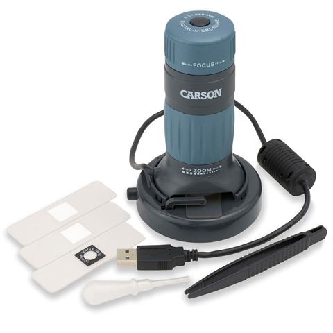 Load image into Gallery viewer, Carson digitale usb microscoop 108-569x met recorder
