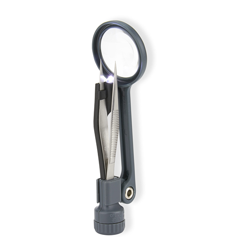 Load image into Gallery viewer, Carson magnigrip mg-88 loep met pincet
