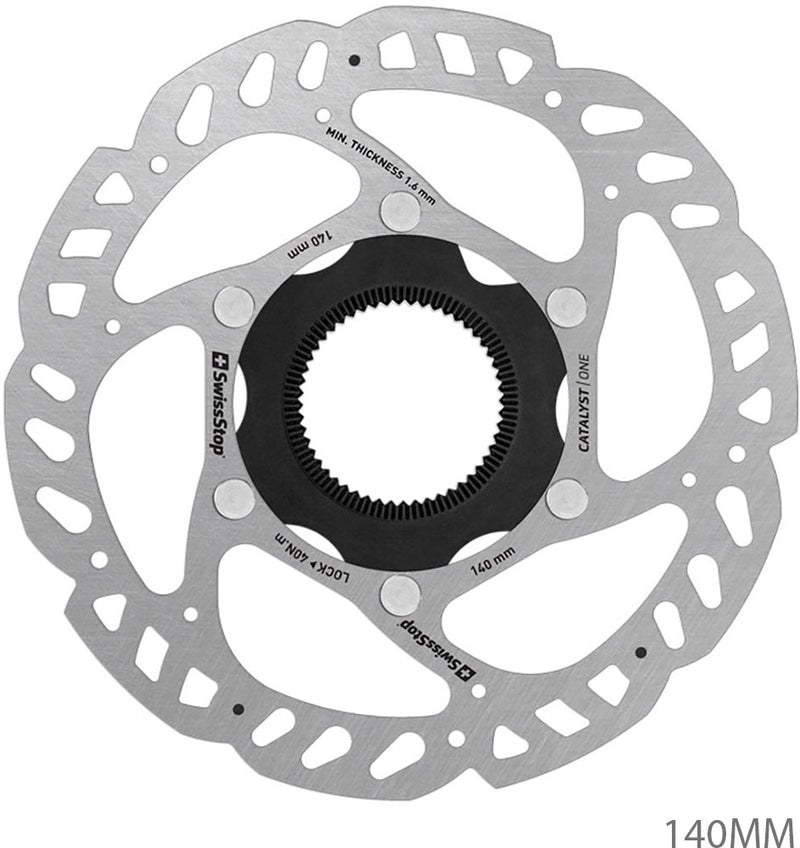 Load image into Gallery viewer, Swissstop catalyst one centerlock disc rotor | 140mm
