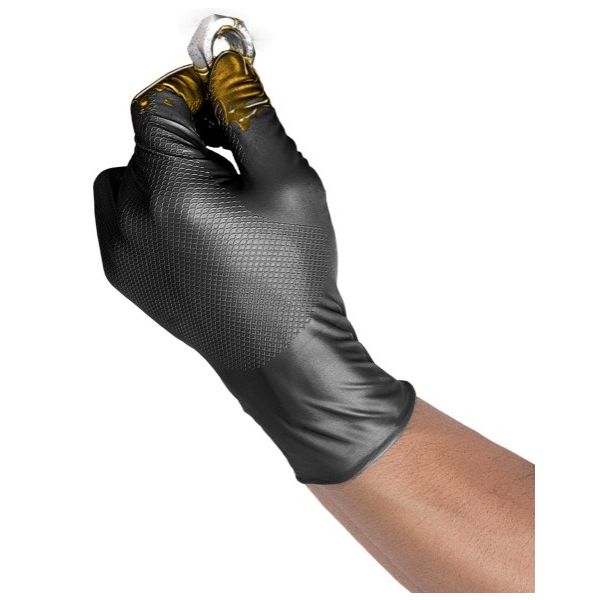 Afbeelding laden in galerijviewer, Gripp-it handschoenen nitril l - doos à 50 stuks - zwart
