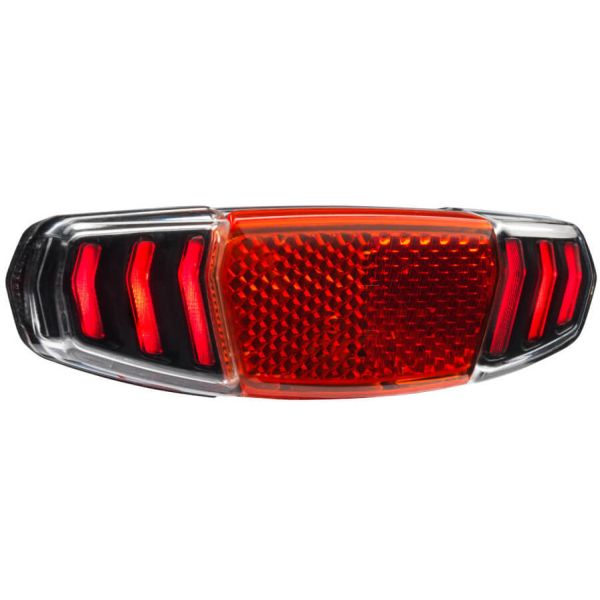 Load image into Gallery viewer, Busch dragerachterlicht und müller dart brex voor e-bike - 50 80mm montage - met lichtsensor

