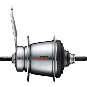 Shimano versnellingsnaaf 7 speed nexus 7 sg-c30017 met terugtraprem - 36 gaats - zilver