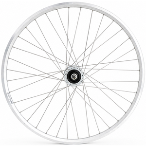 Shimano voorwiel 28 x 1 4'' aluminium zac 2000 velg - dh-c6000-3n naafdynamo - rollerbrake - zilver